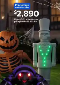 Walmart Figura diy de esqueleto para pintar con luz led oferta