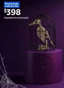 Walmart Esqueleto de ave en jaula oferta