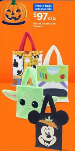Walmart Bolsas de peluche Disney oferta