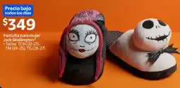 Walmart Jack Skellington Pantufla para mujer oferta