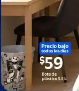 Walmart Bote de plástico oferta
