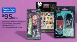 Walmart Nightmare Before Christmas Llavero con bálsamos Uñas postizas Set de esmalte de uñas oferta