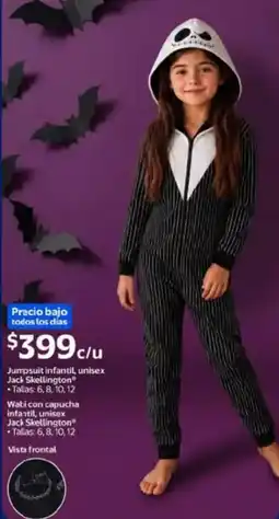 Walmart Jack Skellington Jumpsuit infantil, unisex oferta