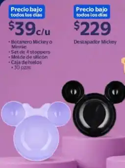 Walmart Botanero Mickey o Minnie oferta