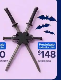Walmart Set de ninja oferta