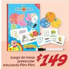Soriana Híper Juego de mesa preescolar oferta