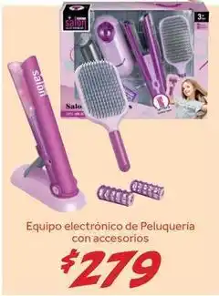 Soriana Híper Equipo electrónico de peluqueria con accesorios oferta