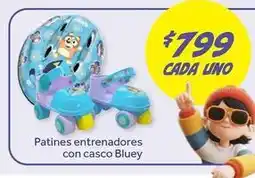 Soriana Híper Patines entrenadores con casco oferta