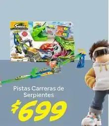 Soriana Híper Pistas carreras de serpientes oferta
