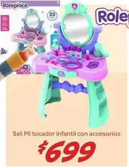 Soriana Híper Set mi tocador infantil con accesorios oferta