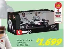 Soriana Híper Burago - auto de carreras f uevo rmula 1 cadillac 2026 oferta