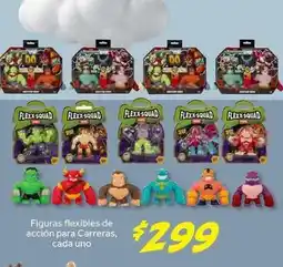 Soriana Híper Figuras flexibles de acción oferta