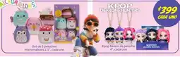 Soriana Híper Set de 5 peluches micromallos 2.5 y kpop-llavero de peluche 4 oferta