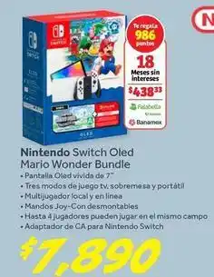Soriana Híper Nintendo - switch oled mario wonder bundle oferta