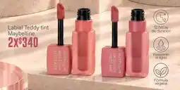 Soriana Híper Maybelline - labial teddy tint oferta