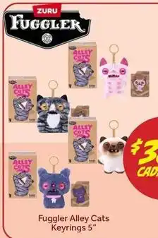 Soriana Híper Fuggler alley cats keyrings 5 oferta