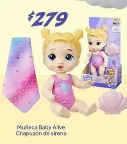 Soriana Híper Baby alive - mu ilde{n}eca chapuz ilde{a}³n de sirena oferta
