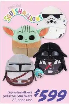 Soriana Híper 8 - squishmallows peluche star wars oferta
