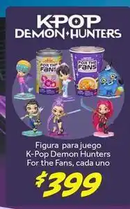Soriana Híper Figuras para juego k-pop demon hunters for the fans oferta