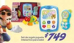 Soriana Híper Set de regalo juguete interactivo para bebé oferta