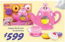 Soriana Híper Juego de té con accesorios oferta