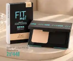 Soriana Híper Maybelline - base en polvo fit me 230 natural beige oferta