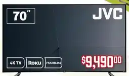 Soriana Híper Jvc - 70 4k tv roku frameless oferta