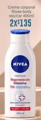 Soriana Híper Nivea - crema corporal rep/car 400ml oferta