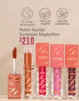Soriana Híper Maybelline - rubor líquido sunkisser oferta