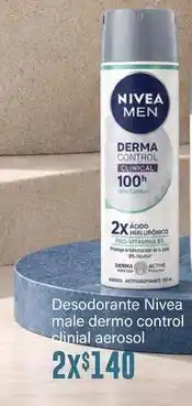 Soriana Híper Nivea - desodorante dermo control clinial aerosol oferta