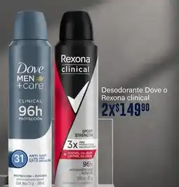 Soriana Híper Dove - desodorante clinical oferta