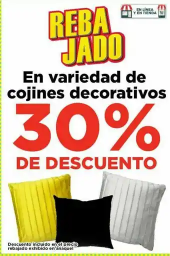HEB En variedad de cojines decorativos oferta