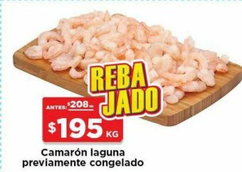 HEB Camaron laguna prev. congelado 1 kg oferta