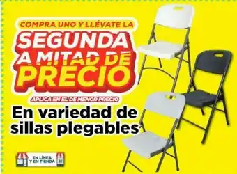 HEB En variedad de sillas plegables oferta