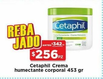 Cetaphil crema humectante piel normal seco y/o sensible 453 gr