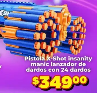 X-Shot insanity manic lanzador de dardos