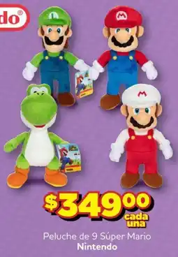 Soriana Mercado Nintendo Peluche de 9 Súper Mario oferta