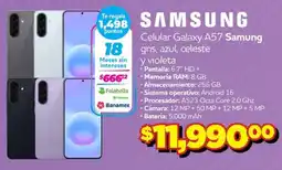 Soriana Mercado samsung celular galaxy a57 samung oferta