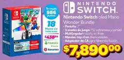 Soriana Mercado Nintendo Switch oled Mario Wonder Bundle oferta