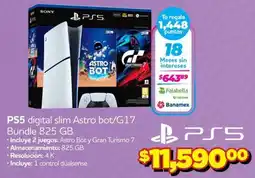 Soriana Mercado Sony PS5 digital slim Astro bot/G17 oferta