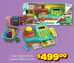Soriana Mercado Caja registradora juguete electrónico oferta