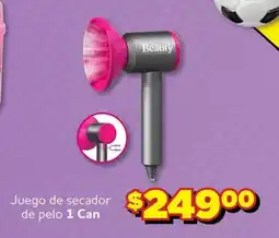 Soriana Mercado Beauty Juego de secador de pelo oferta