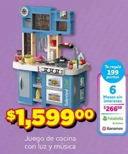 Soriana Mercado Juego de cocina con luz y música oferta