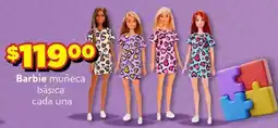 Soriana Mercado Barbie muñeca básica oferta