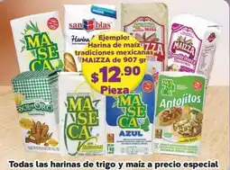Super Aki Maseca harinas de trigo y maiz oferta