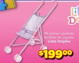 Soriana Mercado Little Dolphie Mi primer carreola de bebé de juguete oferta