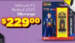 Soriana Mercado bBurango Vehículo F1 Redbull 2025 oferta