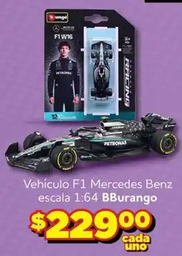 Soriana Mercado BBurango Vehículo F1 Mercedes Benz oferta