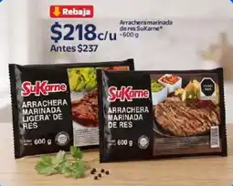 Walmart SuKarne arrachera marinada ligera de res oferta