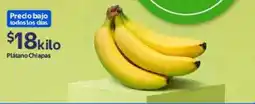 Walmart Plátano Chiapas oferta